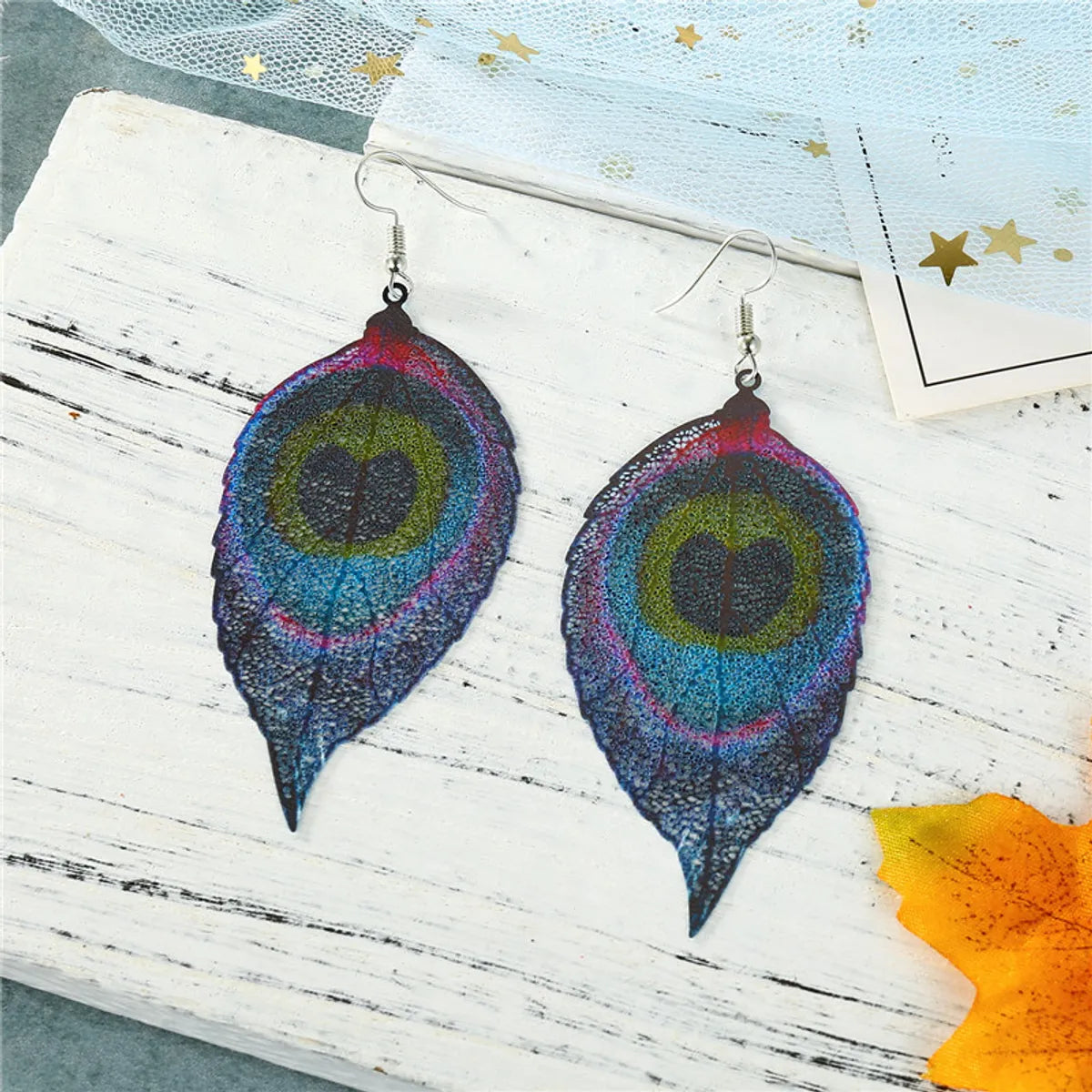 Retro Fashion Ethnic Style Round Iron No Inlaid Earrings