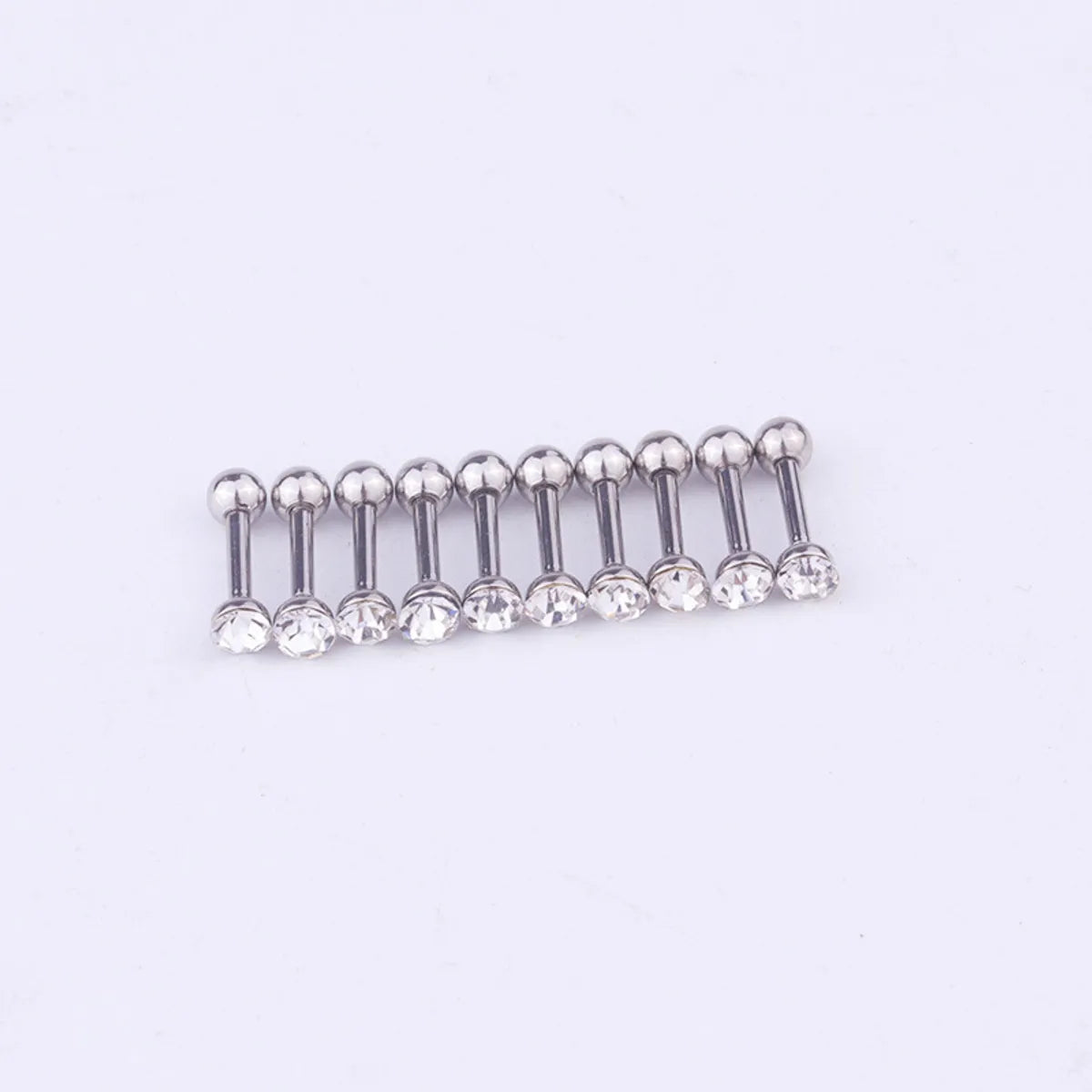 Ear Cartilage Rings & Studs Fashion Geometric 316 Stainless Steel  Diamond