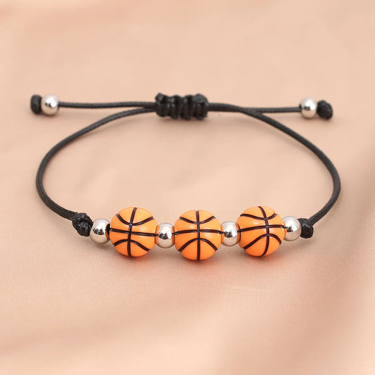 Commute Basketball Arylic Wholesale Bracelets