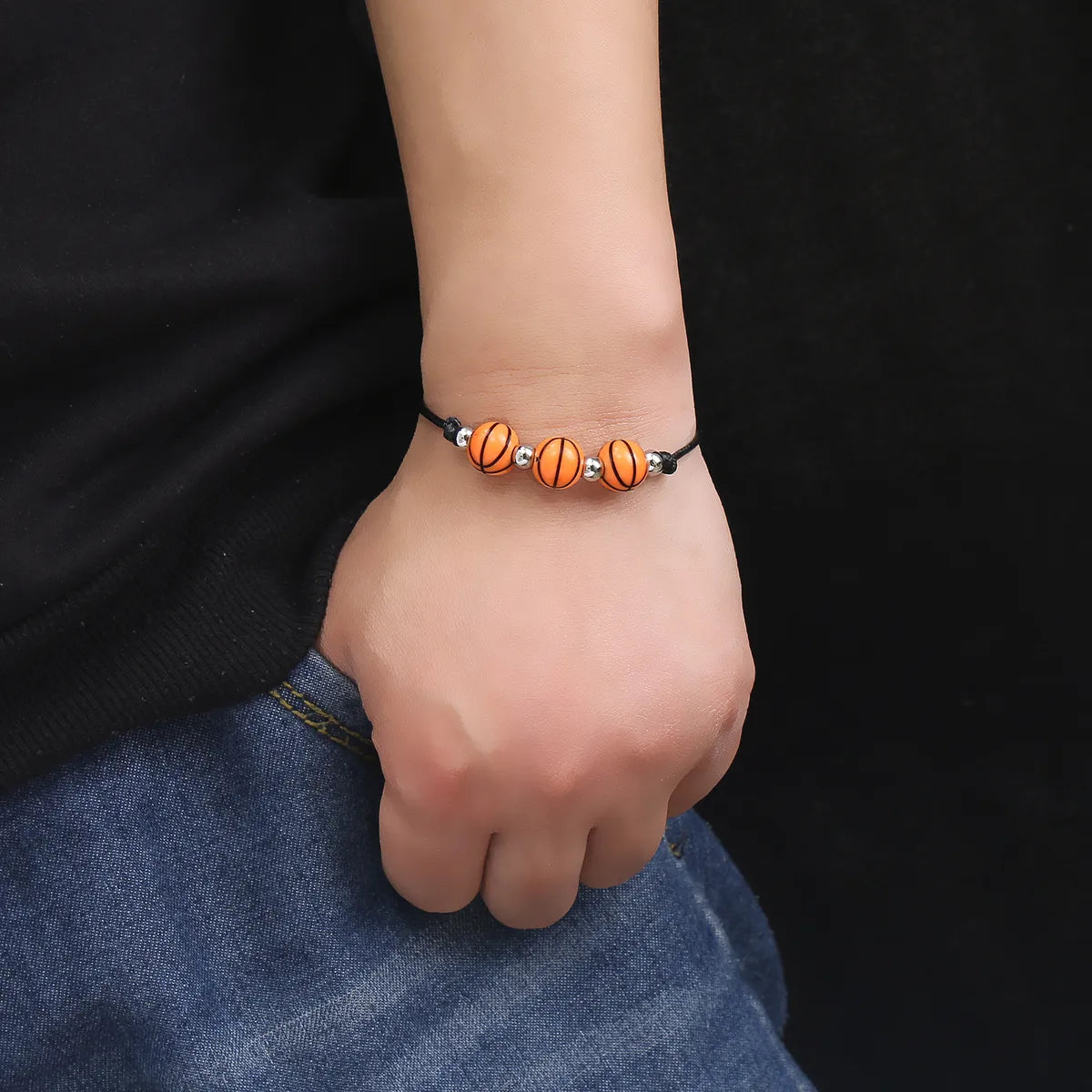 Commute Basketball Arylic Wholesale Bracelets