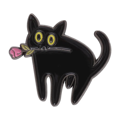 Commute Cat Zinc Alloy Plating Unisex Brooches