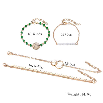 Commute Circle Alloy Wholesale Bracelets