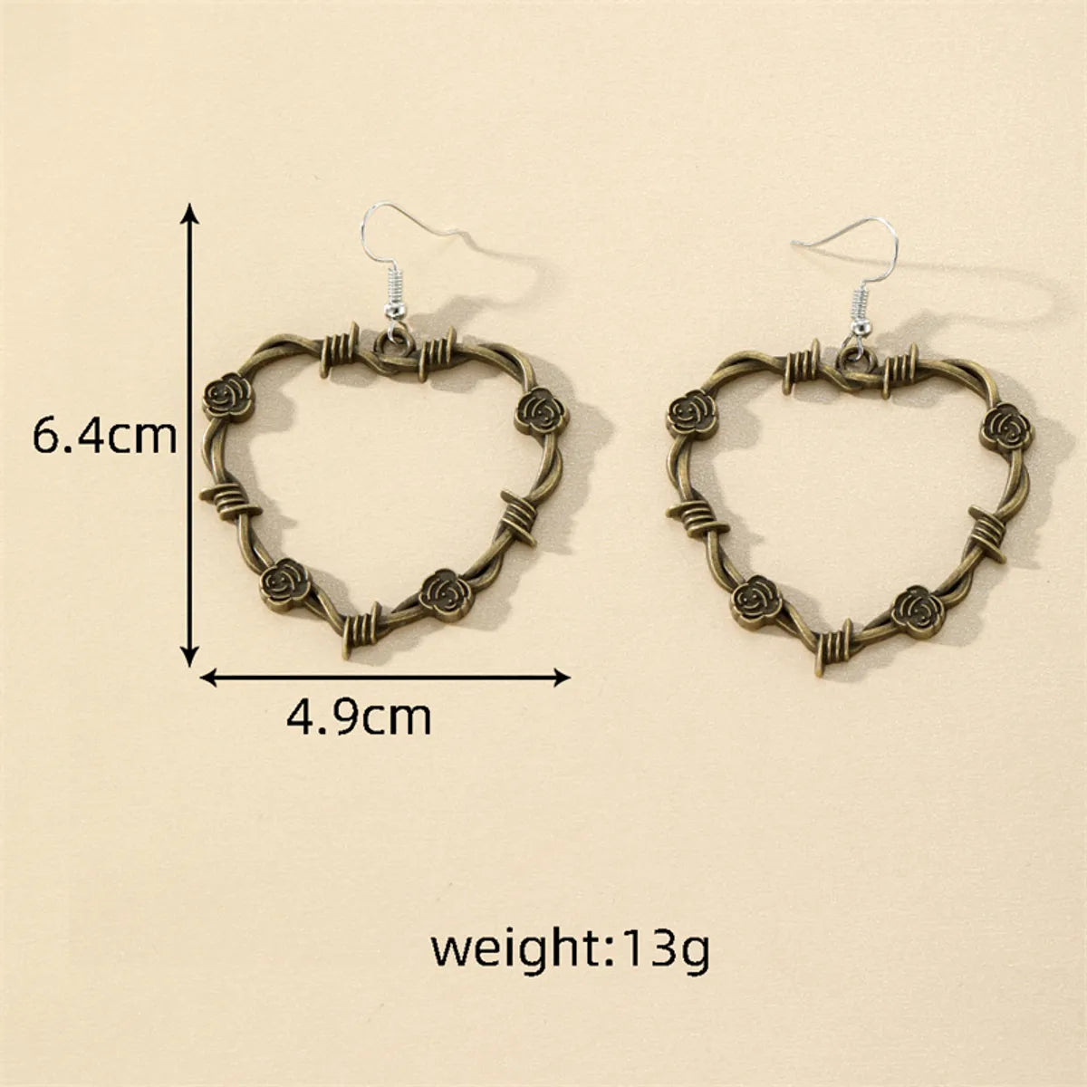 Commute Cool Style Heart Shape Alloy Women'S Jewelry Set