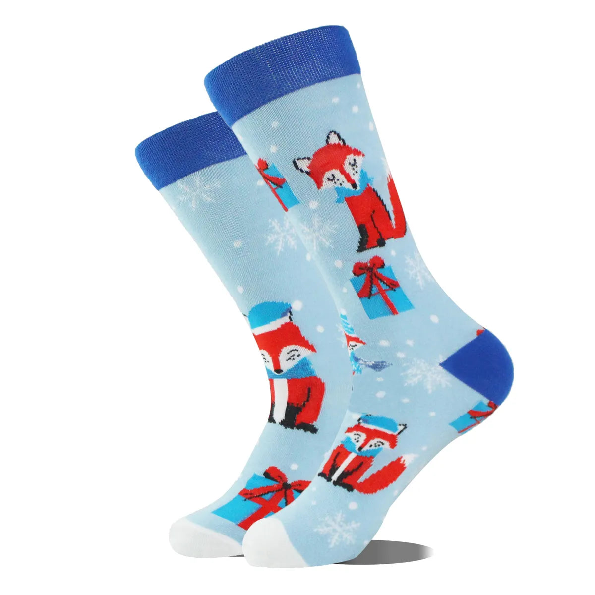 Commute Geometric Animal Abstract Cotton Crew Socks A Pair