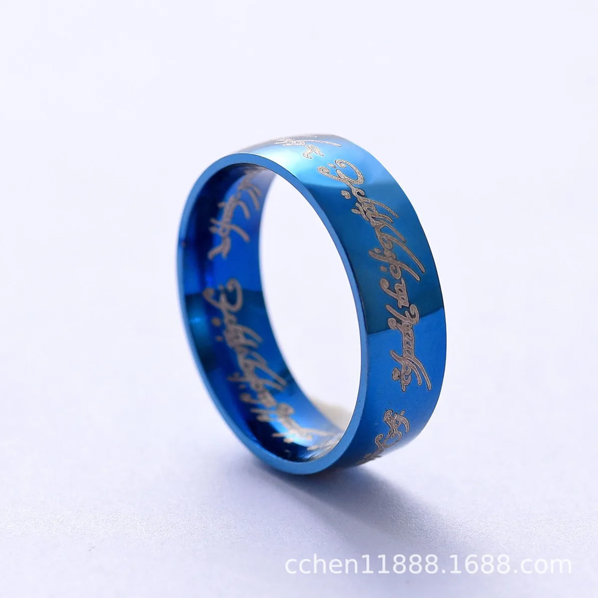 Commute Letter Stainless Steel Plating Unisex Rings