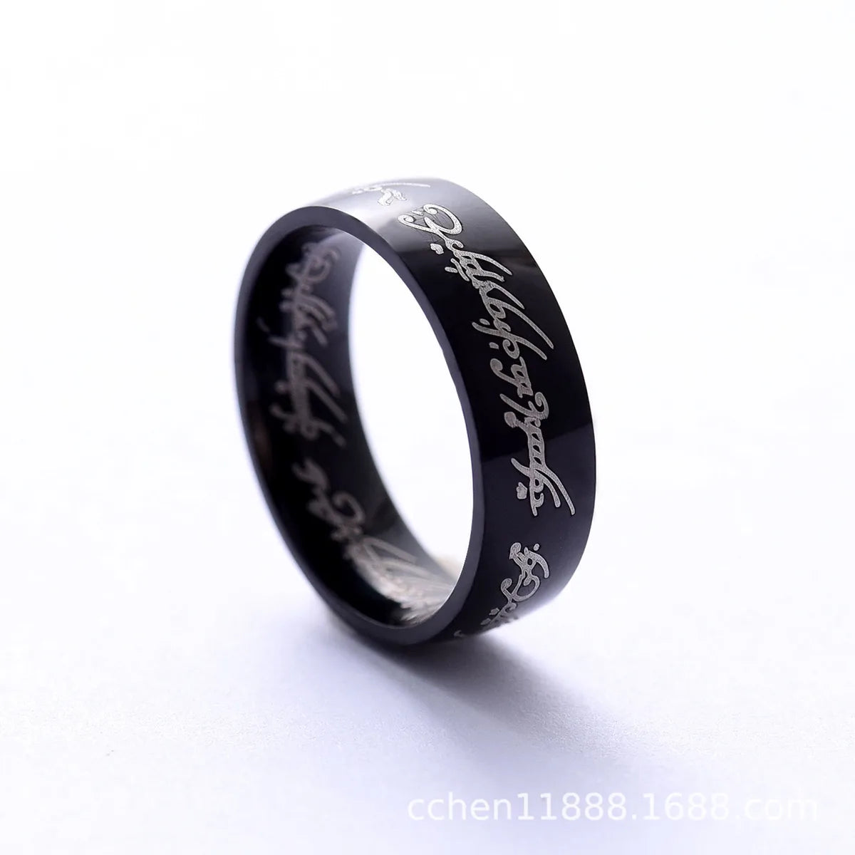 Commute Letter Stainless Steel Plating Unisex Rings