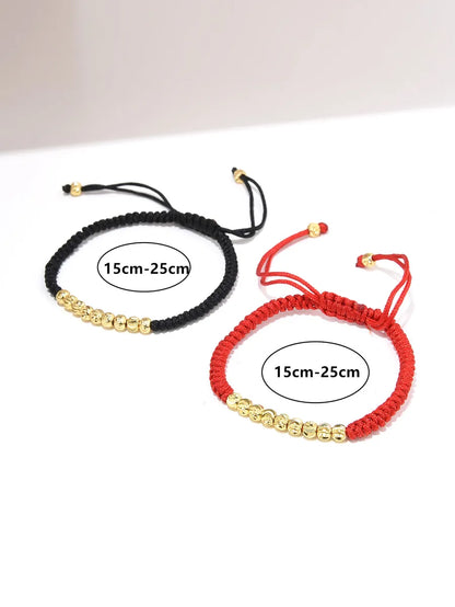 Commute Round Rope Copper Braid Women's Bracelets