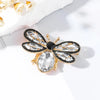 Commute Shiny Bee Alloy Inlay Artificial Rhinestones Women'S Brooches