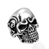 Commute Skull Titanium Steel Stoving Varnish None None Men'S Rings