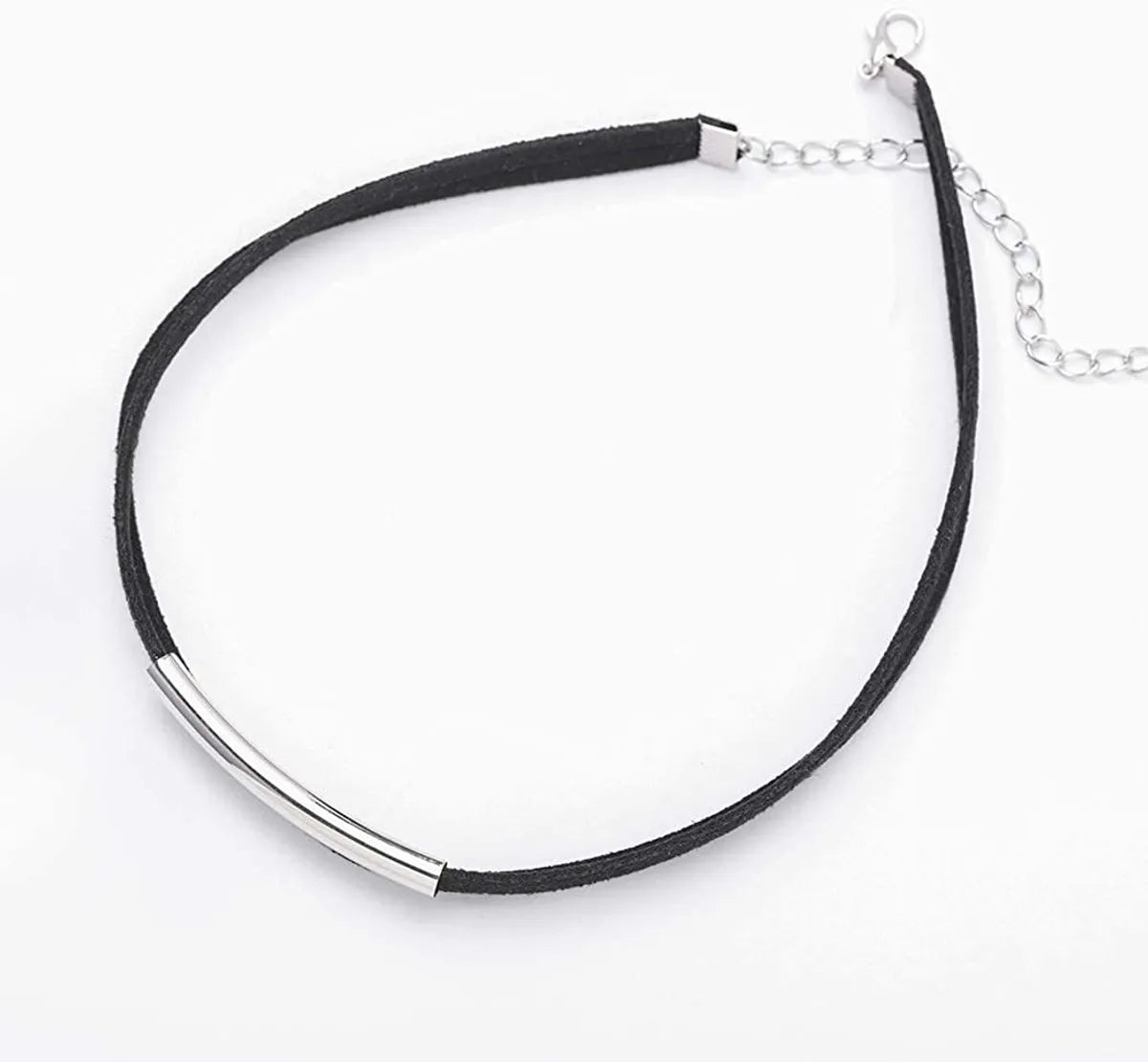 Commute Solid Color Alloy Nylon Wholesale Choker