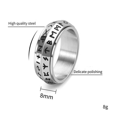 Commute Solid Color Titanium Steel Stoving Varnish Men'S Rings