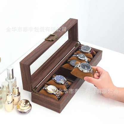 Commute Solid Color Wood Jewelry Boxes