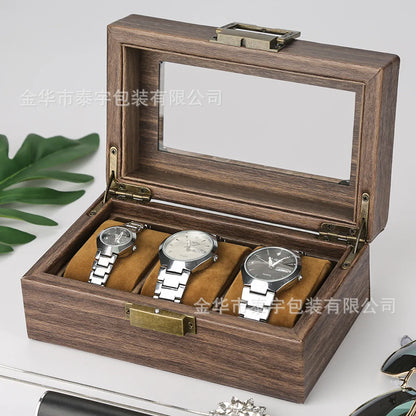 Commute Solid Color Wood Jewelry Boxes