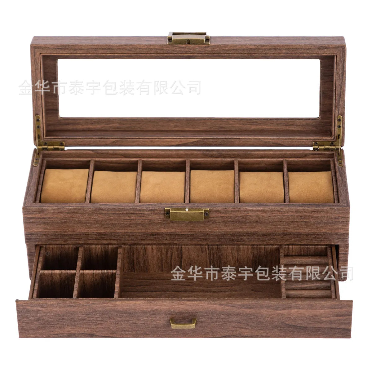 Commute Solid Color Wood Jewelry Boxes