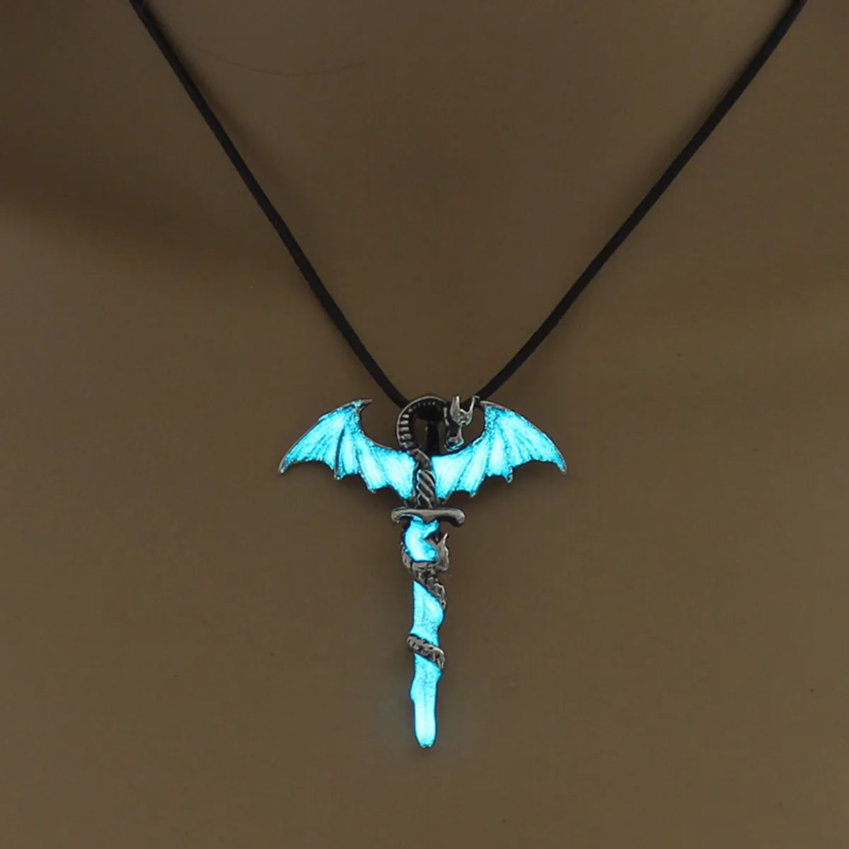 Cool Style Bat Alloy Luminous Alloy Unisex Pendant Necklace 1 Piece