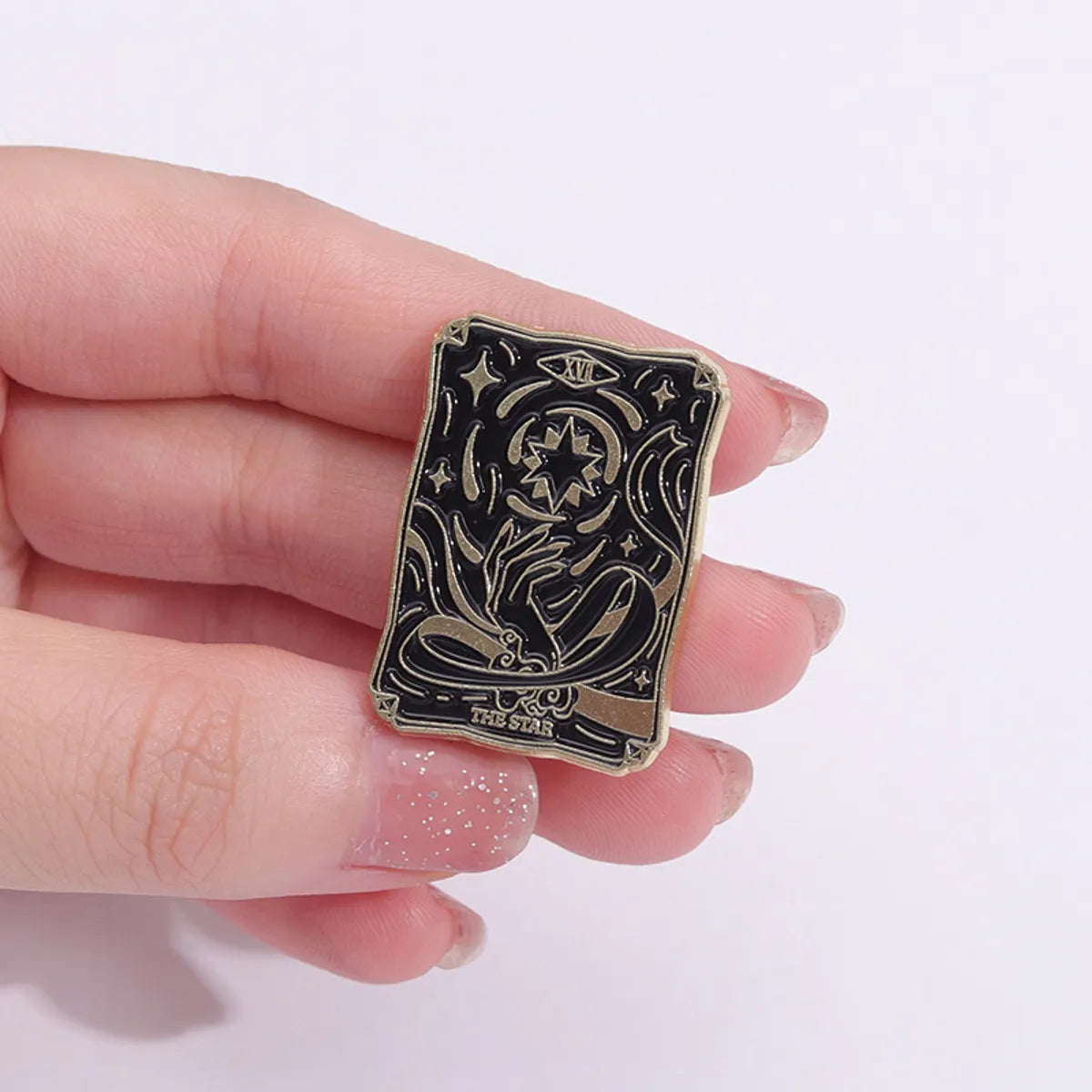 Cool Style Card Alloy Stoving Varnish Unisex Brooches