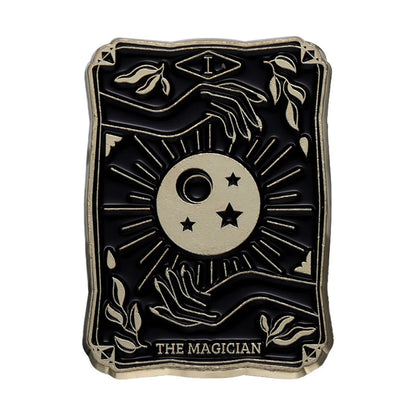 Cool Style Card Alloy Stoving Varnish Unisex Brooches