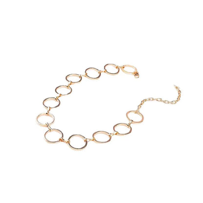 Cool Style Circle Copper Plating Choker