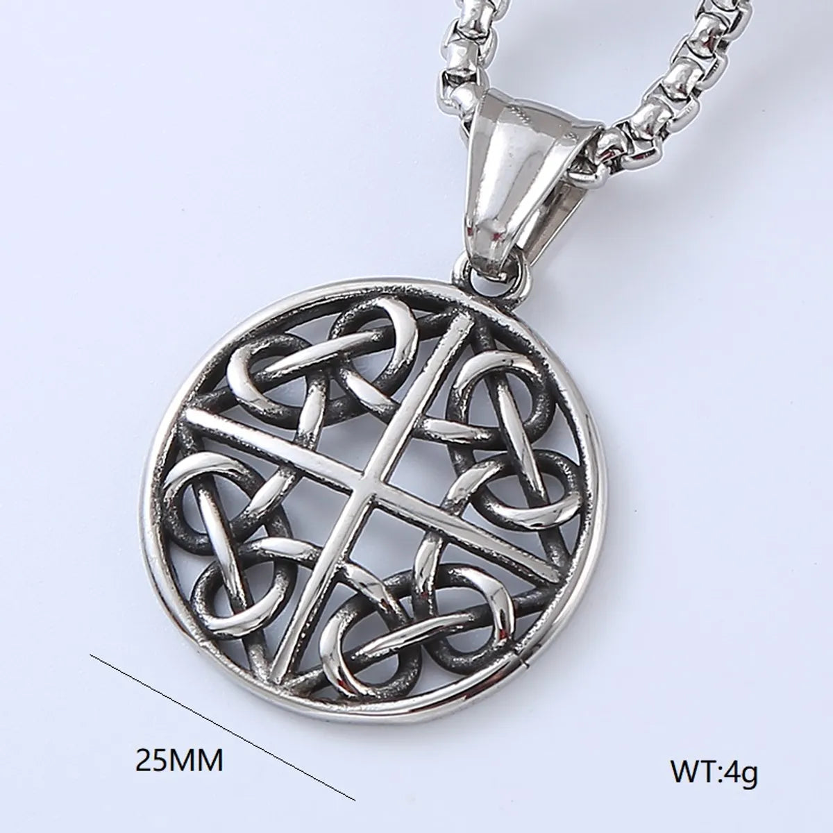 Cool Style Human Anchor Dragonfly 304 Stainless Steel No Inlaid Men'S Pendant Necklace Long Necklace