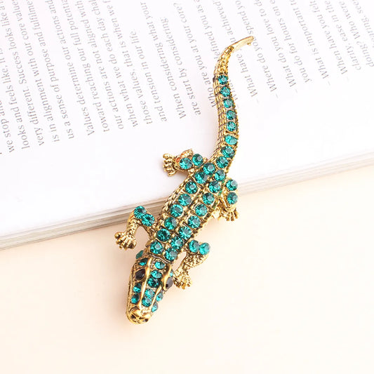 Cool Style Shiny Animal Alloy Inlay Rhinestones Unisex Brooches