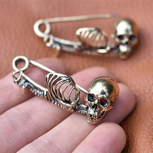 Cool Style Skull Alloy Plating Unisex Brooches