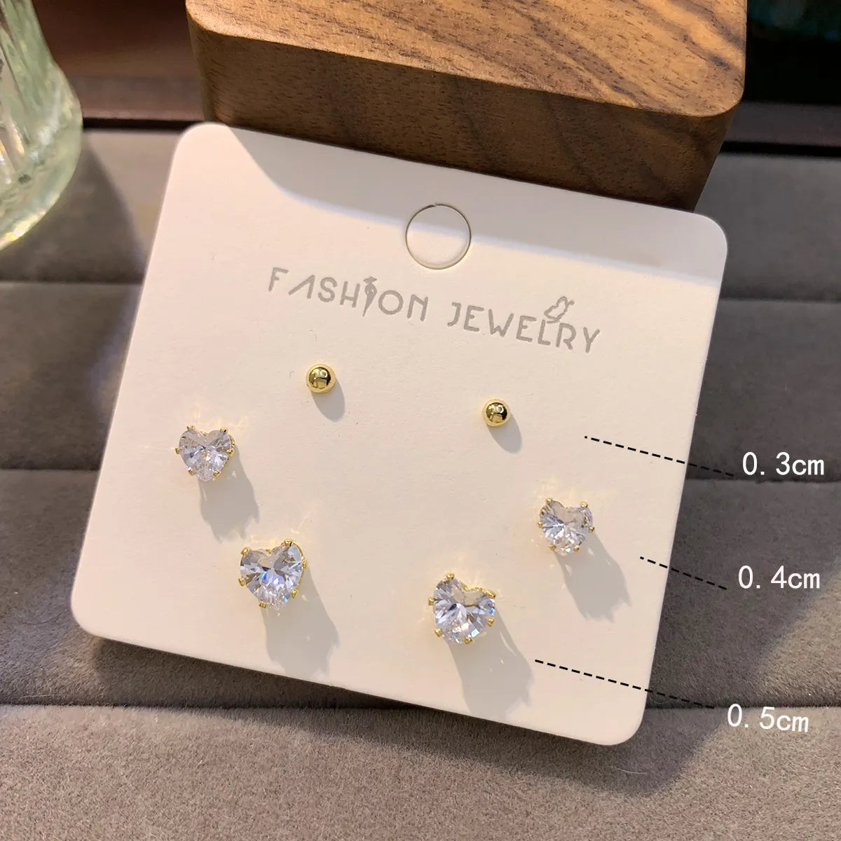 Copper 14K Gold Plated 16K Gold Plated Casual Cute Shiny Plating Inlay Fruit Snowflake Artificial Diamond Ear Studs