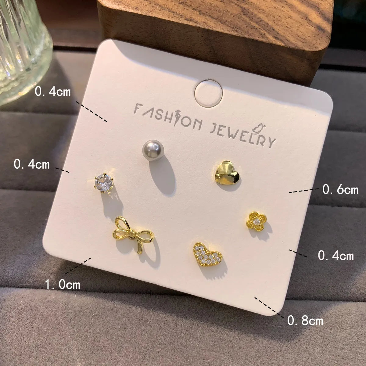 Copper 14K Gold Plated 16K Gold Plated Casual Cute Shiny Plating Inlay Fruit Snowflake Artificial Diamond Ear Studs