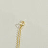 Copper 14K Gold Plated Simple Style Letter Copper Pendant Necklace