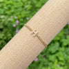 Copper 18K Gold Plated Casual Simple Style Classic Style Plating Inlay Letter Zircon Bracelets