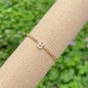 Copper 18K Gold Plated Casual Simple Style Classic Style Plating Inlay Letter Zircon Bracelets