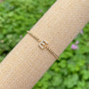 Copper 18K Gold Plated Casual Simple Style Classic Style Plating Inlay Letter Zircon Bracelets