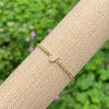 Copper 18K Gold Plated Casual Simple Style Classic Style Plating Inlay Letter Zircon Bracelets