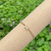 Copper 18K Gold Plated Casual Simple Style Classic Style Plating Inlay Letter Zircon Bracelets