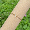 Copper 18K Gold Plated Casual Simple Style Classic Style Plating Inlay Letter Zircon Bracelets