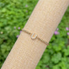 Copper 18K Gold Plated Casual Simple Style Classic Style Plating Inlay Letter Zircon Bracelets