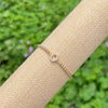 Copper 18K Gold Plated Casual Simple Style Classic Style Plating Inlay Letter Zircon Bracelets