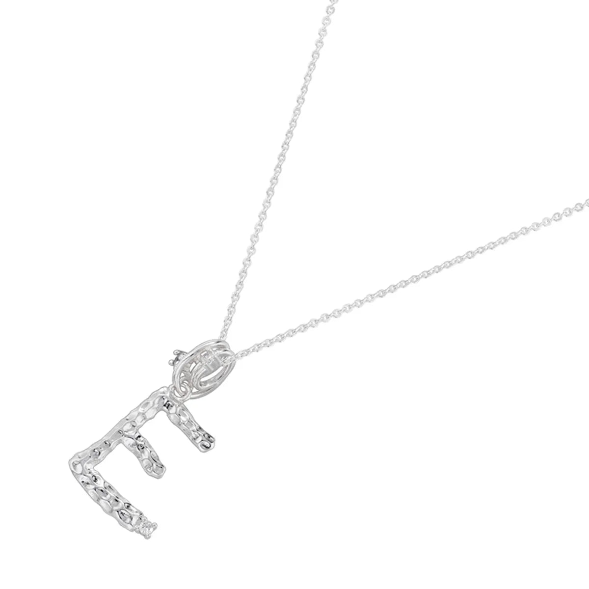 Copper 18K Gold Plated Casual Simple Style Inlay Letter Zircon Pendant Necklace