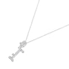 Copper 18K Gold Plated Casual Simple Style Inlay Letter Zircon Pendant Necklace