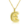 Copper 18K Gold Plated Gold Plated Cute Simple Style Korean Style Letter Pendant Necklace