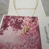 Copper Basic Classic Style Commute Inlay Letter Zircon Pendant Necklace