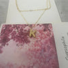 Copper Basic Classic Style Commute Inlay Letter Zircon Pendant Necklace