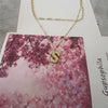 Copper Basic Classic Style Commute Inlay Letter Zircon Pendant Necklace