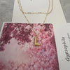 Copper Basic Classic Style Commute Inlay Letter Zircon Pendant Necklace