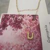 Copper Basic Classic Style Commute Inlay Letter Zircon Pendant Necklace