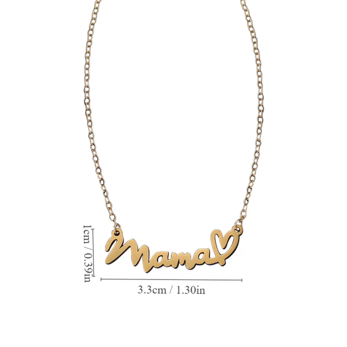 Copper Casual Modern Style Classic Style Asymmetrical Letter Pendant Necklace