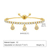 Copper Gold Plated Simple Style Shiny Inlay Cross Heart Shape Dragonfly Zircon Bracelets