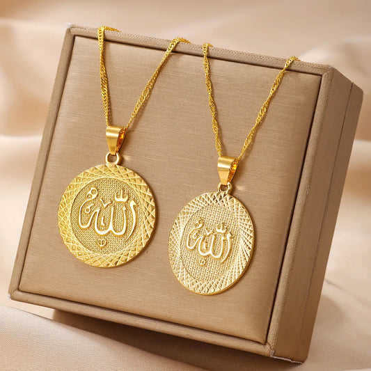 Copper IG Style Modern Style Classic Style Round Letter Solid Color Pendant Necklace