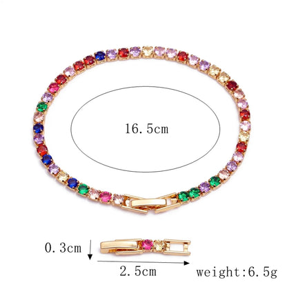 Copper IG Style Simple Style Enamel Inlay Butterfly Zircon Bracelets