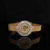 Copper Inlay Letter Zircon Wristband