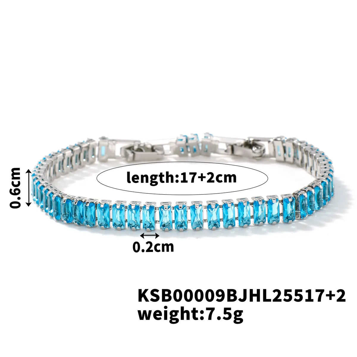 Copper K Gold Plated Rhodium Plated Inlay Lattice Zircon Bracelets